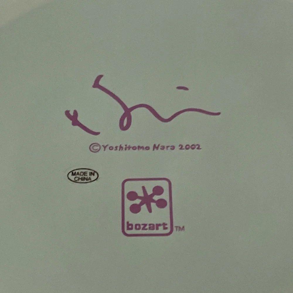 YOSHITOMO NARA NWT “TOO YOUNG TO DIE” ASHTRAY-AUTHENTIC W/ALL ORIGINAL PACKAGING - Picture 8 of 11